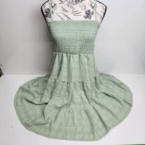 Women's Spaghetti Strap Cute Short Mini Sundress Sleeveless Summer Dress Size M